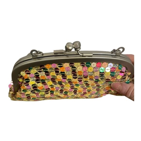 Sequin Multicolored Clutch - Picture 3 of 5